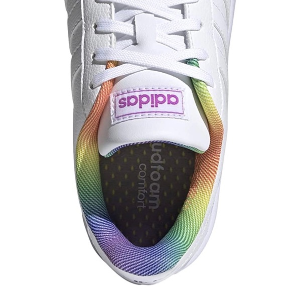 adidas | Shoes | Adidas Grand Court Sneakers H054whitemulti Size 95 | Poshmark